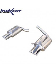 Silencieux échappement arrière D+G Inox sortie Ovale 150x105mm Audi S5 4l2 V8