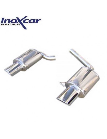 Silencieux échappement arrière D+G Inox sortie Ovale 150x105mm Audi S5 4l2 V8