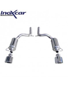 Silencieux échappement arrière D+G Inox sortie Ovale 150x105mm Audi RS6 4F 5l0 V10 Bi-turbo