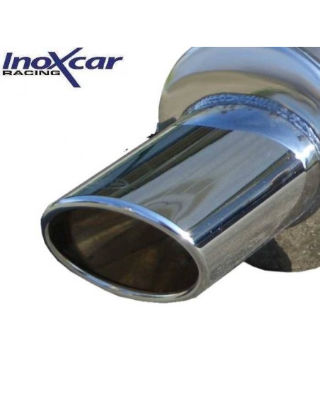 Silencieux échappement arrière D+G Inox sortie Ovale 150x105mm Audi RS6 4F 5l0 V10 Bi-turbo