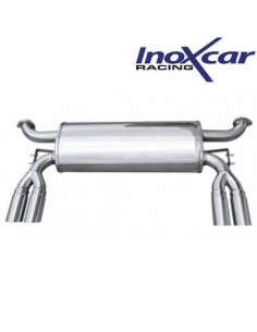 Silencieux échappement arrière D+G Inox doubles sorties Racing 60mm Ferrari 328 GTS