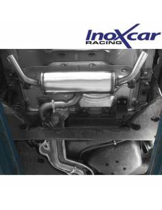 Tube échappement Intermédiaire 63mm + Silencieux arrière Inox sorties D+G Renault Clio 4 1l6 Turbo RS 2