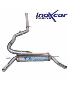 Tube échappement Intermédiaire 70mm + Silencieux arrière Inox sorties D+G Renault Clio 4 1l6 Turbo RS