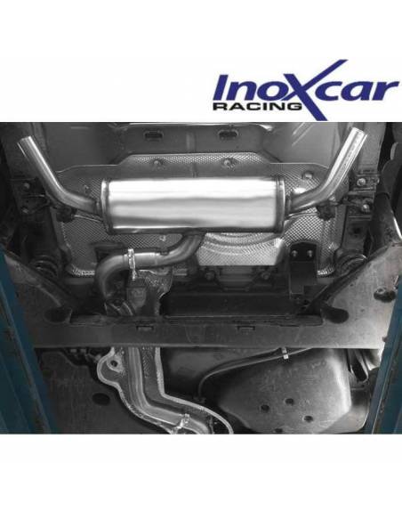Tube échappement Intermédiaire 70mm + Silencieux arrière Inox sorties D+G Renault Clio 4 1l6 Turbo RS