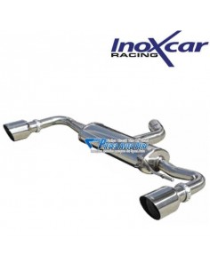 Silencieux échappement arrière D+G Inox sortie Racing 102mm Volkswagen Golf 6 2l0 TSi GTi