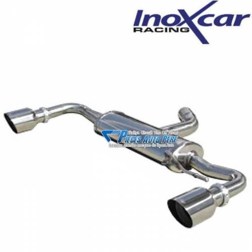 Silencieux échappement arrière D+G Inox sortie Racing 102mm Volkswagen Golf 6 2l0 TSi GTi