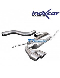 Silencieux échappement arrière Inox Double sortie Racing 80mm Volkswagen Golf 6 2l0 TDi