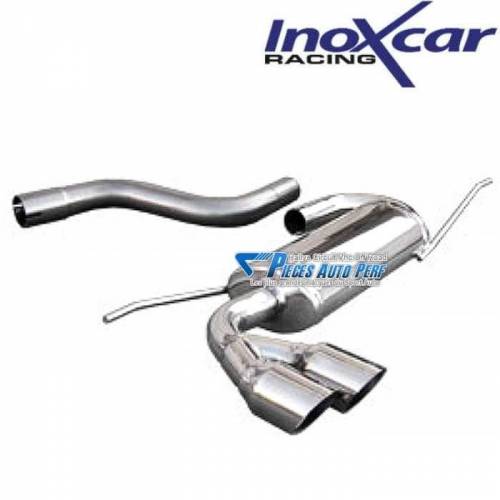 Silencieux échappement arrière Inox Double sortie Racing 80mm Volkswagen Golf 6 2l0 TDi