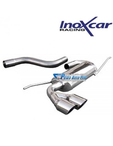 Silencieux échappement arrière Inox Double sortie Racing 80mm Volkswagen Golf 6 2l0 GTD