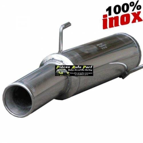 Silencieux échappement arrière Inox 1 sortie Ronde 102mm Volkswagen Beetle 1l9 TDi 100