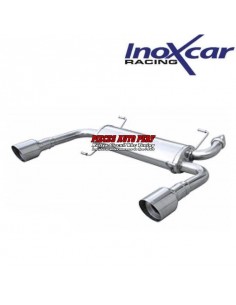 Silencieux échappement Duplex Inox 1 sortie Racing D+G diamètre 80mm Suzuki Swift 1l6 16v Sport
