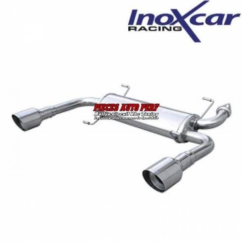 Silencieux échappement Duplex Inox 1 sortie Racing D+G diamètre 80mm Suzuki Swift 1l6 16v Sport