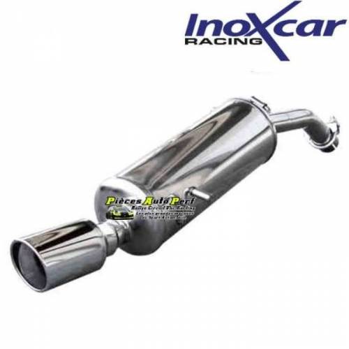 Silencieux échappement Inox 1 sortie X-Race diamètre 90mm Alfa Romeo 147 1l6 TS 120cv