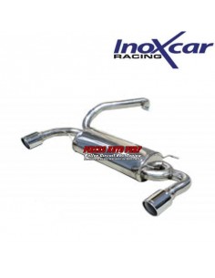 Silencieux échappement Inox 1 sortie X-Race D+G 100mm Mazda 3 2l3 Turbo Di MPS