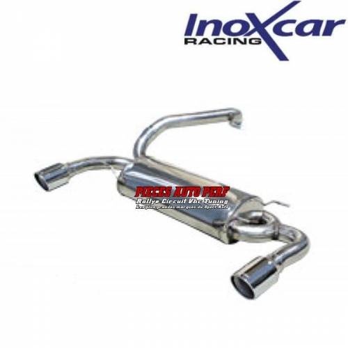 Silencieux échappement Inox 1 sortie X-Race D+G 100mm Mazda 3 2l3 Turbo Di MPS
