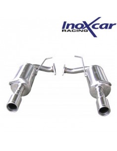 Silencieux échappement Inox 1 sortie Ronde D+G 80mm Mazda 6 2l3 Turbo 16v