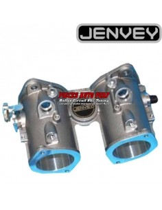 2 Boîtiers papillon JENVEY type TH Weber DCOE Diamètre 40mm