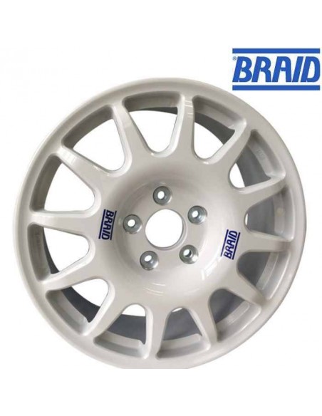 Jante alu Compétition BRAID Fullrace R 7.0x17 - 5x114.3 - Et.47 Alésage 66.1