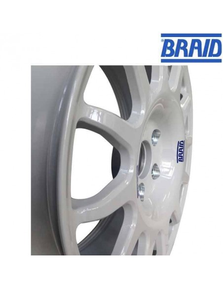Jante alu Compétition BRAID Fullrace R 7.0x17 - 5x114.3 - Et.47 Alésage 66.1