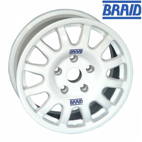 Jante alu Compétition BRAID Fullrace TR 6.0x15 - 4x108 - Et.16 Alésage 65.1