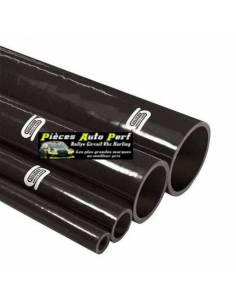 Durite droite silicone renforcé Noir Longueur 1 mètre Diamètre 16mm