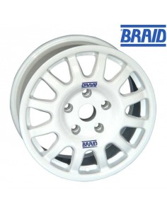 Jante alu Compétition BRAID Fullrace TR 6.0x15 - 4x100 - Et.36 Alésage 60.1