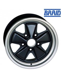 Jante BRAID BZ Spécial Porsche 5.0x16 - 5x130 - Et.23 Alésage 71.6