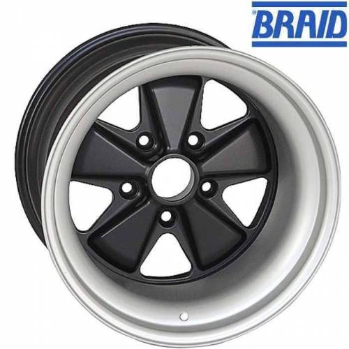 Jante BRAID BZ Spécial Porsche 12.0x15 - 5x130 - Et.-40 Alésage 71.6