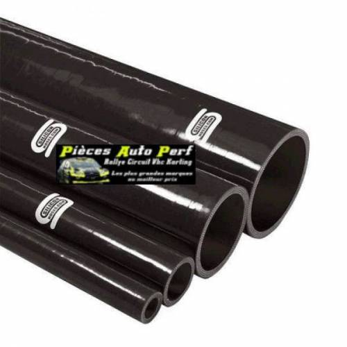 Durite droite silicone renforcé Noir Longueur 1 mètre Diamètre 45mm