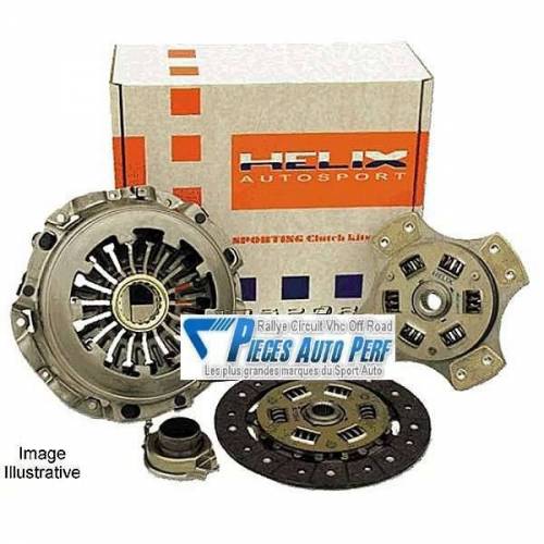 Kit embrayage renforcé HELIX Racing Disque Métal Frité Rigide Porsche 911 2l7 Carrera