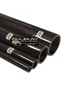 Durite droite silicone renforcé Noir Longueur 1 mètre Diamètre 70mm
