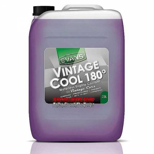 Liquide de refroidissement Sans Eau EVANS Vintage Cool 180 Bidon de 25 Litres