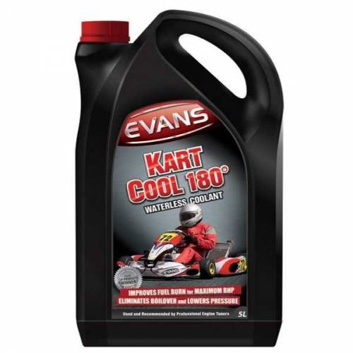 Liquide de refroidissement Sans Eau EVANS Karting Cool 180 Bidon de 5 Litres
