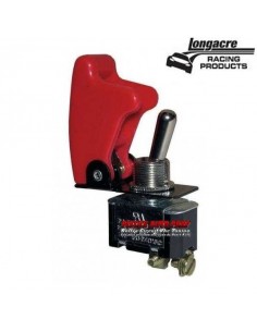 Interrupteur à bascule Compétition 2 positions 40Ah avec Capot rouge