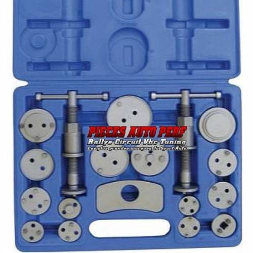 Coffret PRO repousse pistons pour étriers de freins 18 pièces