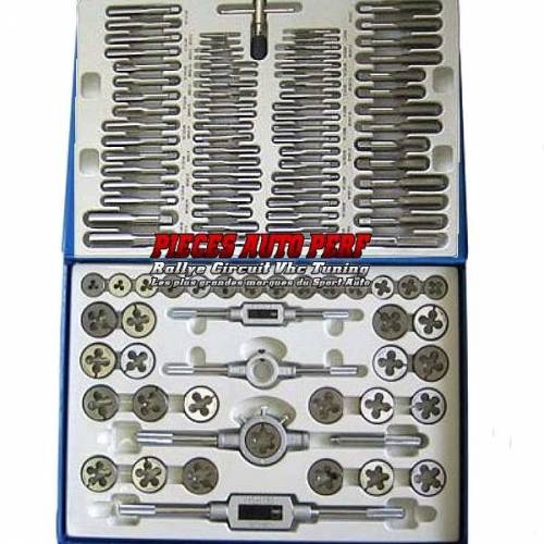 Coffret Tarauds et Fillières 110 pièces