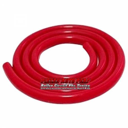 Durite de dépression Silicone Rouge Diamètre 8mm