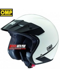 Casque JET Circuit OMP Star 2017 Blanc