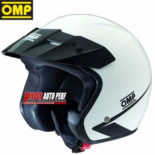 Casque JET Circuit OMP Star 2017 Blanc