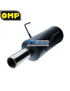 SILENCIEUX ACIER SIMPLE SORTIE RONDE Diamètre 80mm Peugeot 106 1l3 Rallye Année jusqu'à 1996