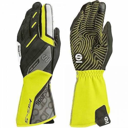 Gants Karting SPARCO Motion KG-5 2017 Jaune fluo