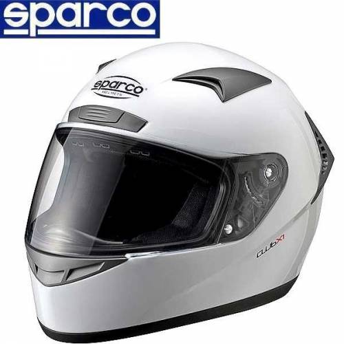 Casque Intégral Karting SPARCO Club X-1 2017 Blanc