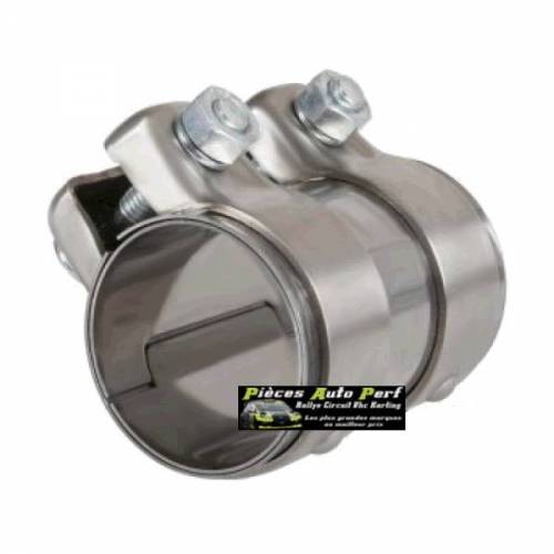 Manchon Inox Femelle/Femelle pour Tube d'échappement Diamètre 48mm
