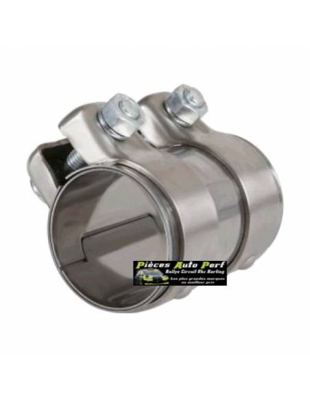 Manchon Inox Femelle/Femelle pour Tube d'échappement Diamètre 48mm
