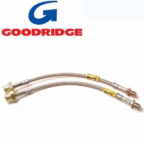 2 Flexibles de freins Avant renforcées type Aviation MITSUBISHI Lancer Evo 5