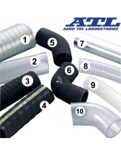 Tuyau de remplissage Essence lisse transparent Diamètre 57mm Longueur 1 mètre