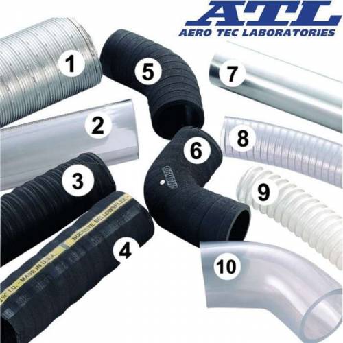 Tuyau de remplissage Essence lisse transparent Diamètre 57mm Longueur 1 mètre