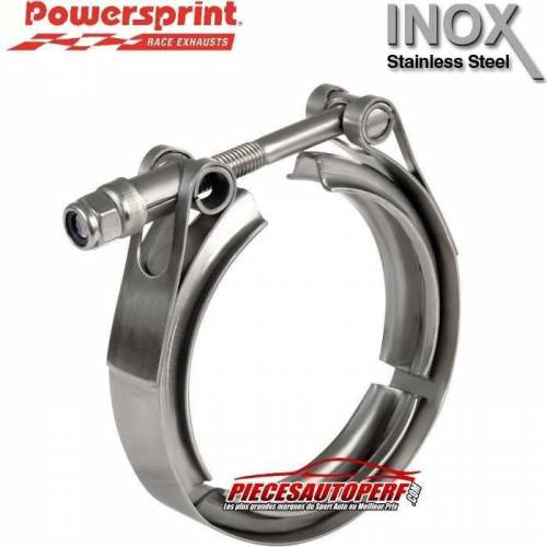 Collier d'échappement V Inox pour brides Diamètre 60mm