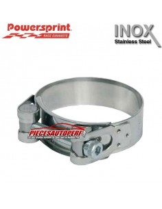 Collier d'échappement Inox pour tubes Diamètre 74mm à 79mm