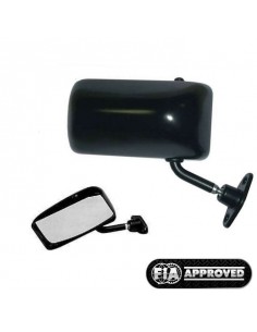 Rétroviseur Touring Noir miroir plat coté Droit